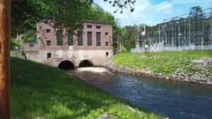 Mongaup Rio Powerhouse with 1 barrel releasing